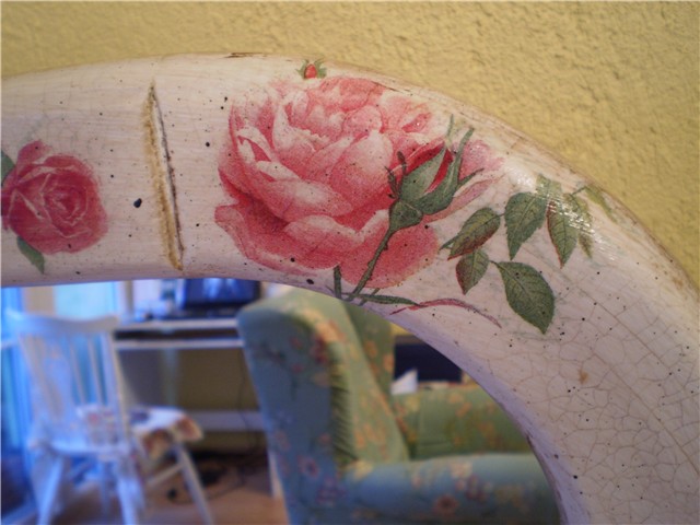 decoupage ogledalo